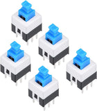 5 ตัว ปุ่มแบบติ้งตั้ง 6 ตะอยู่ PCB สำหรับแผงประกาศ 7 x 7 x 12mm