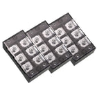 3 Pcs Dual Rows 3 Positions 600V 45A Wire Barrier Block Terminal Strip TB-4503L