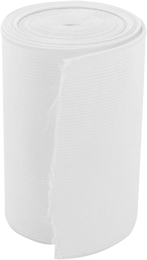 LinkMejor Polyester Tailoring DIY Dress Jeans Sewing Knitting Elastic Band Strap 2.84 Yards White