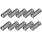 Compression Spring - 1.2mm Wire Dia, 12mm OD, 30mm Free Length Spring Steel Extension Spring,Black,10Pcs