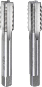 2pcs Metric Hand Tap Set, M16 x 1.5 Taper/Plug Thread Screw Taps, High Speed Steel Hand Threading Tapping Tool Kit