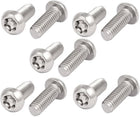 M6x16mm 304 Stainless Steel Button Head Torx Security Tamper Proof Screws 10pcs