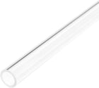 Clear Rigid Acrylic Pipe 10mm ID x 14mm(9/16") OD x 0.5m(20") Round Tube Tubing