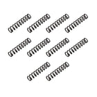 Compression Spring - 1.2mm Wire Dia, 8mm OD, 40mm Free Length Spring Steel Extension Spring,Black,10Pcs