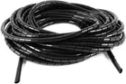 10Meter Lung Cablu Spiral din Polietilenă PE 10mm Tub de Îmbrăcăminte Negru