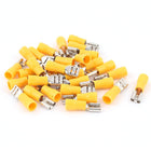 Wire Insulated Female Spade Connector Crimp Terminals with 30 Piece, 4-6 mm