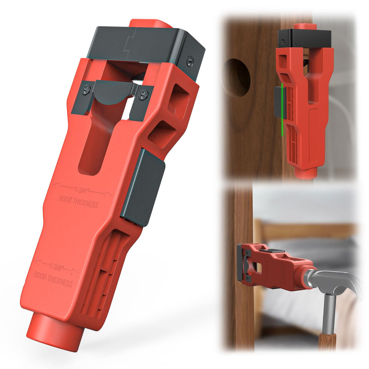 Chiave di porta con fusto per incasso con 2PCS piastra di calibrazione verticale smontabile
