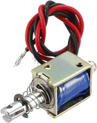 DC 6V 4N 7mm Stroke Pull Push Type Solenoid Electromagnet Open Frame Type Linear Motion JF-0520B