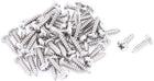 3.5mmx13mm Phillips Round Head Self Tapping Screws 50 Pcs