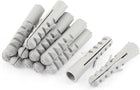 12Pcs 12mm x 60mm Plastic Expand Expansion Nails Wall Expandable Tube Connector Screws Bolts