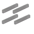 36mmx5mmx5mm 304 Stainless Steel Key Stock Keystock Round Ended 4pcs