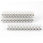 4 Pcs 2 Rows 12P 300V 20A Wire Screw Terminal Barrier Strip Block