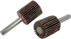 6mm Shank 20mm Dia Cylindrical Head Emery Cloth Abrasive Flap Wheel 2pcs