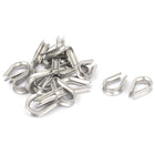 2mm 304 Stainless Steel Wire Rope Cable Thimbles Rigging Tool 20pcs