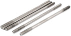 M6x140mm 304 Stainless Steel Double End Threaded Stud Screw Bolt 5pcs
