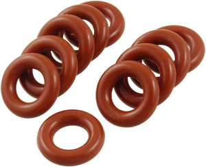10 Pcs Silicone O Ring Seal Sealing Washer 7mm x 13mm x 3mm