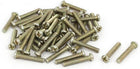 M4x24mm Male Thread Phillips Flat Head Bolt Screw Suitable for Double Bed Furniture TV Rack Wall Hanging 50pcs