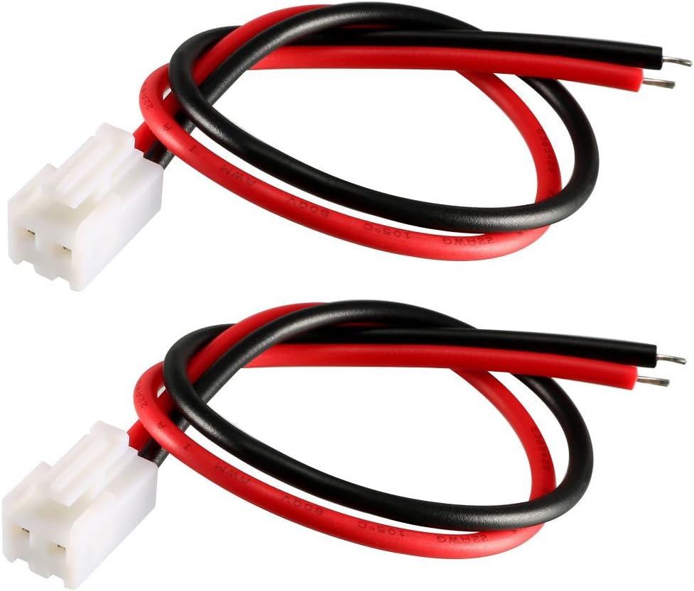 10pcs 3.96mm Pitch Female Connector pole Header Wire Line 2P 20cm long