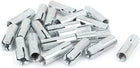 20 Pcs 25mm Long Metal M6 Threaded Expansion Bolt Sleeve Anchors Tool