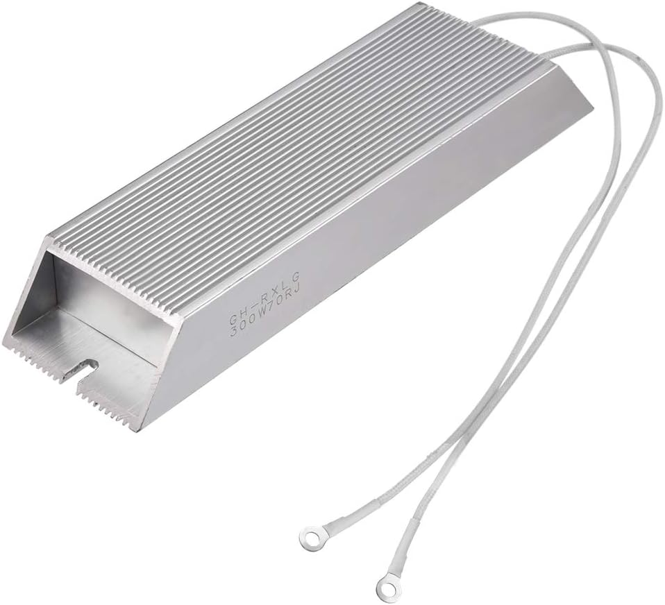 300W 70 Ohm Aluminum Housing Wirewound Braking Load Resistor for VFD Inverter