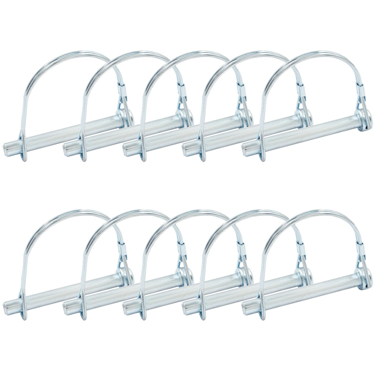 LinkMejor Rundskaftslåsepin, 5/16" x 2-3/4", 10 stk