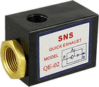 G1/4" Pipe One Way Flow Pneumatic Exhaust Control Valve QE-02
