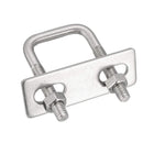 Square u-Bolts 1"(25mm) Inner Width 50mm Length M6 304 Stainless Steel U Bolt with Nuts Frame for Boat Trailer