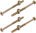 M6x100mm Hex Socket Pan Head Screws Bolts Barrel Nuts 4 Sets