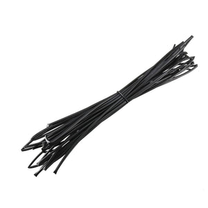 1.0 mm Dia. Black Heat Shrinkable Tube Shrink Tubing 6M 19.7ft