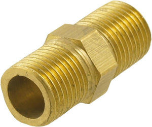 18mm Long 1/8" PT to 1/8" PT Male Hex Nipple Reducing Connector Fitting