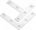 Corner Bracket Mending Repairing Plate, 5Pcs 80x80mm L Shape Brace, 10Pcs 80x80mm T Shape Brace for Joint Fastener