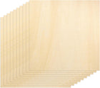20 Pack Basswood Sheets 1/8 x 12 x 12 Inch Plywood Sheets, Unfinished Wood Board for Crafts, Wood Burning and CNC Cutting, Laser Cutting & Engraving