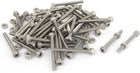 M3x30mm Hex Socket Head Knurled Cap Screws Bolts Nuts Set 50Pcs