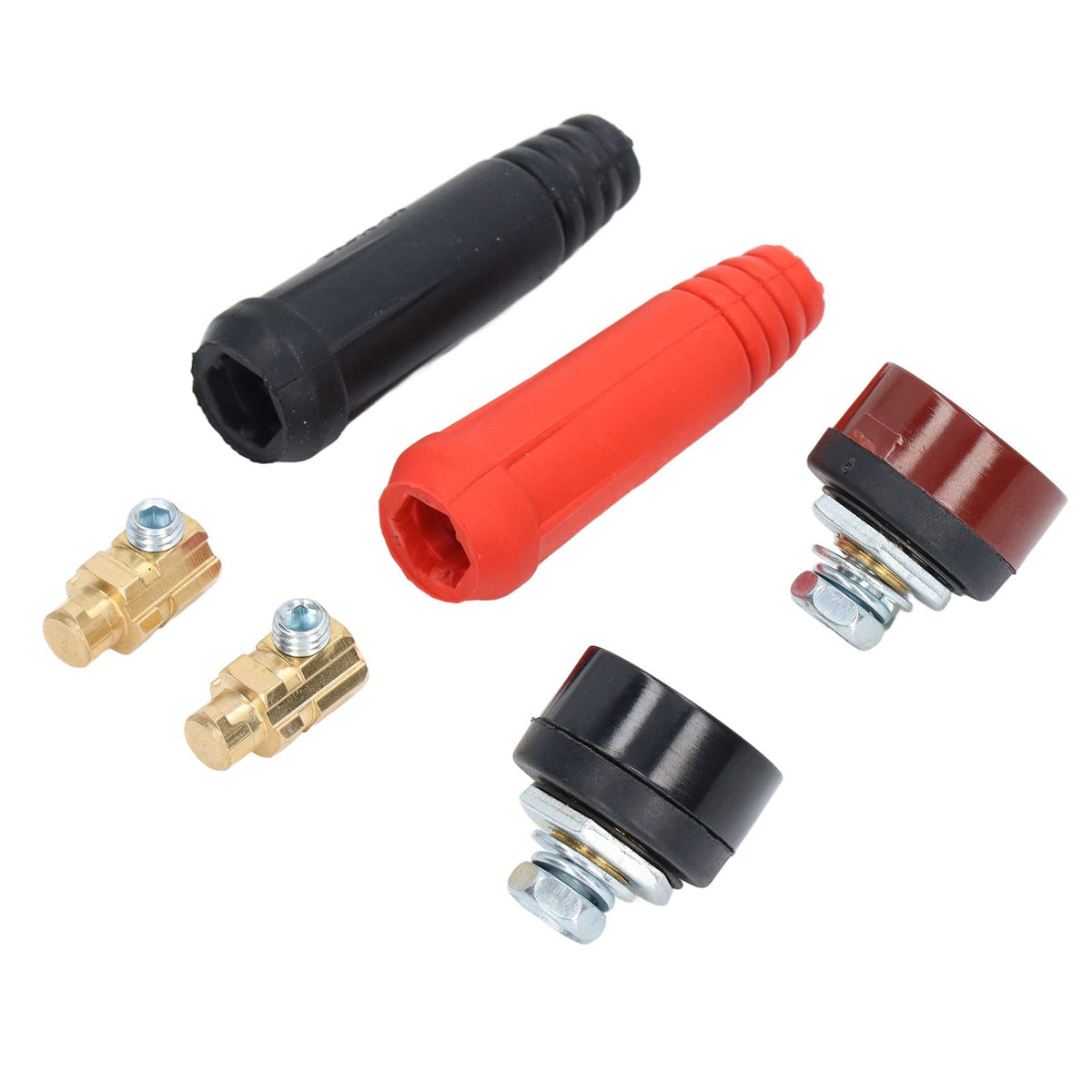 LinkMejor Welding Connectors Quick Connect Plug and Socket Set Welding Cable Panel Connector for Power Supply Equipment