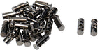 LinkMejor 40pcs Spring Cord Locks Plastic End Stopper Double Holes Toggle Fastener Rope End for Shoelaces, Tent, Tie-Downs