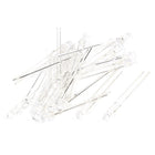20 Pieces 2Pins 3mm Clear Round Head Photodiode Photosensitive Diodes