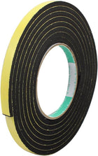 3Meter 10mm x 5mm Single-Side Adhesive Shockproof Sponge Foam Tape Yellow Black