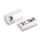 M5 T Slot Nuts Roll in Spring T-nut with Ball Carbon Steel for 4040 Series Aluminum Extrusion Profile Rail with 8mm Slot 15Pcs