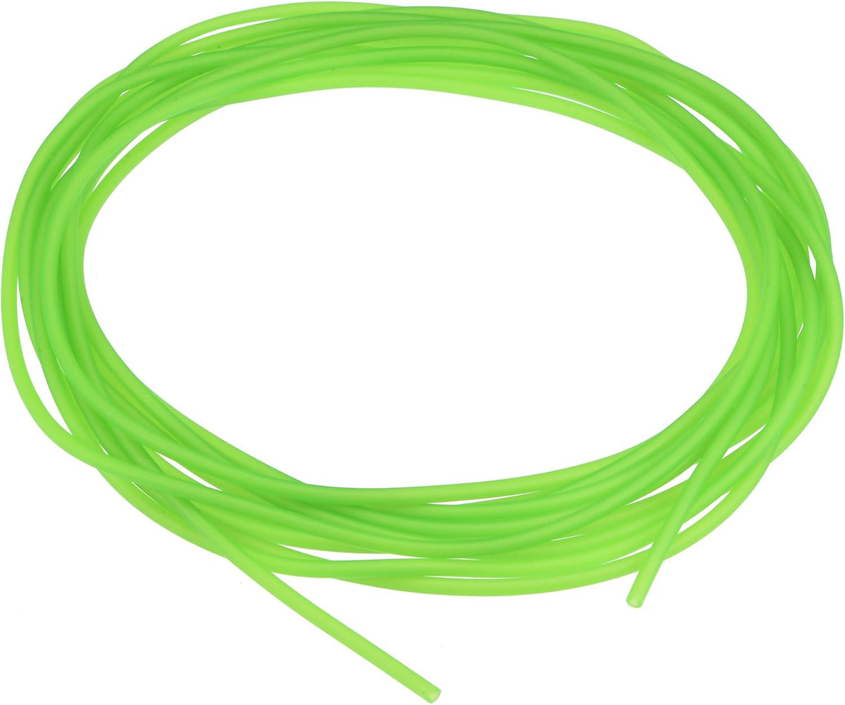 Latex Tubing 1/16-inch ID 1/8-inch OD 16ft Elastic Rubber Hose Fluorescent Green