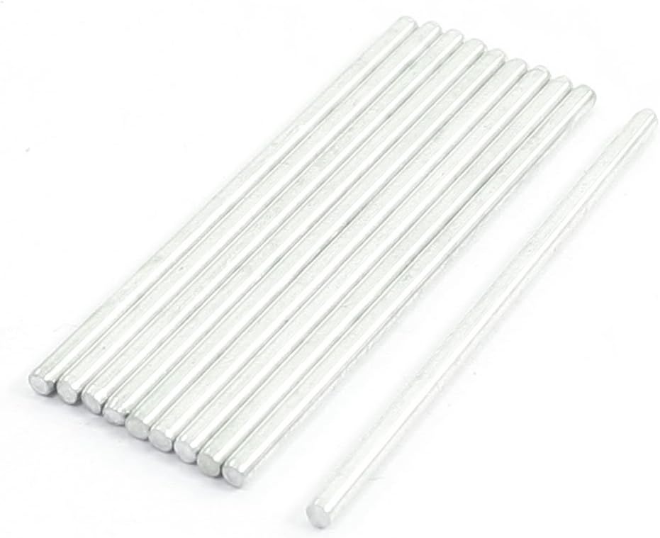 RC Airplane 50mm x 2mm Stainless Steel Axle Round Drill Rod Bar 10Pcs