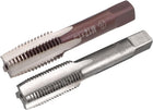 Metric Hand Tap M12 Thread 1.25 & 1.5 Pitch 4 Straight Flutes H2 Alloy Tool Steel 2pair