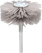 Abrasive Nylon Wheel Brush 120 Grits with 1/4 Inch Shank for Polish Grinder