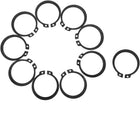 10 Pcs Axle Shaft Metal Inner Dia 33mm External Circlip Snap Ring