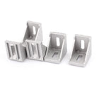a15122800ux0697 Aluminum Alloy 35x35x28mm Corner Brace Angle Bracket Support 5Pcs, 304 Stainless Steel