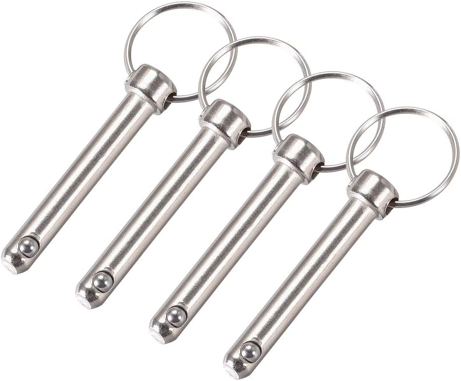 Quick Release Pin 8mmX50mm Marine Hardware for Boat Bimini Top Deck Hinge 4Pcs