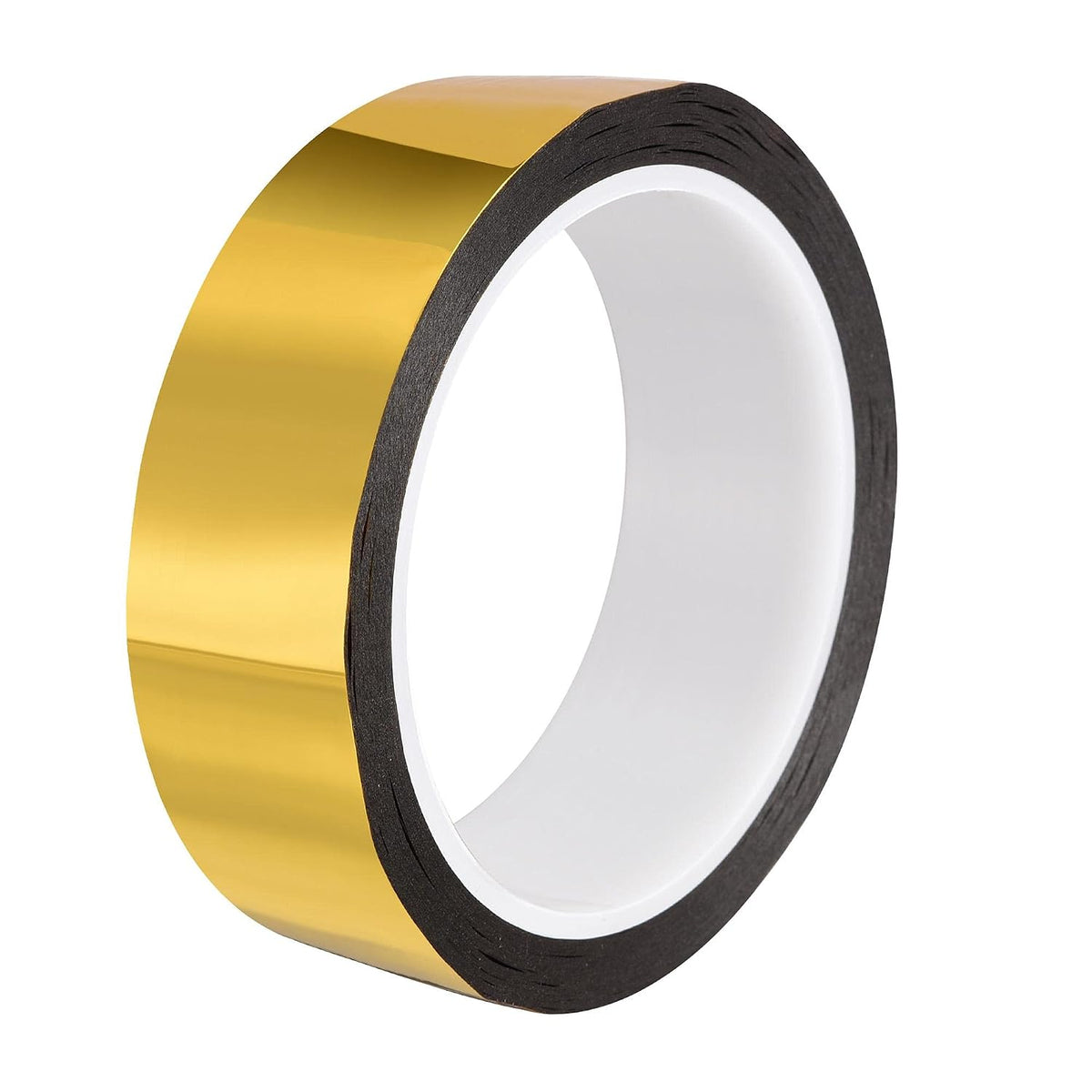 Gold Tone Metalized Tape 30mm x 50m/164ft Decor Tape for Graphic Arts,Boat Trim