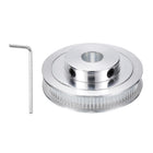GT-2 Pulley Synchronous Wheel 80 Teeth 12mm Bore, Fit with 6mm Width Belt, Aluminum Alloy Timing Pulley Wheel with a Wrench for 3D Printer, CNC Machine