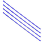 Acrylic Round Rod,1/4 Diameter 10 Inch Length,Straight Dark Blue Line,Solid Plastic PMMA Bar Stick 4pcs