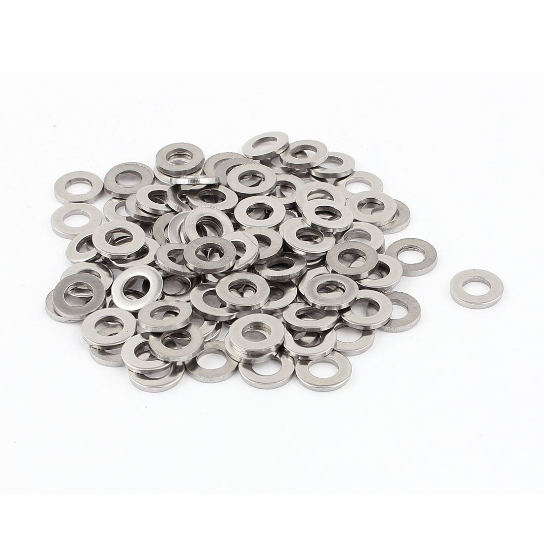 a15071300ux0536 M6 x 12mm x 1.5mm Stainless Steel Flat Washer for Screw Bolt (Pack of 100)