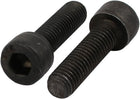 2pcs M8x30mm 12.9 Grade Hex Socket Cap Left Hand Thread Screw Bolt Black
